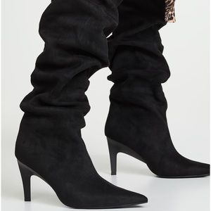 Jeffrey Campbell Brutish black suede boots 8.5